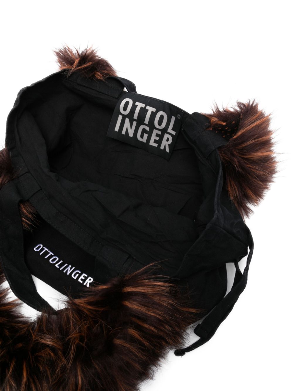 Ottolinger OTTOLINGER- Faux Fur Handle Shopping Bag