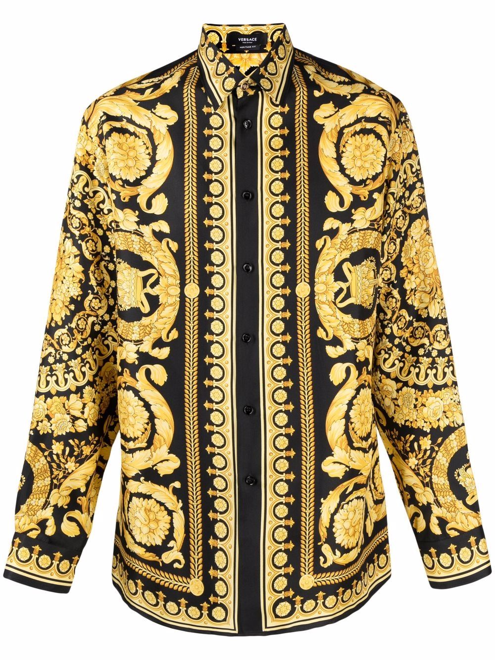 Versace VERSACE- Barocco Print Silk Shirt