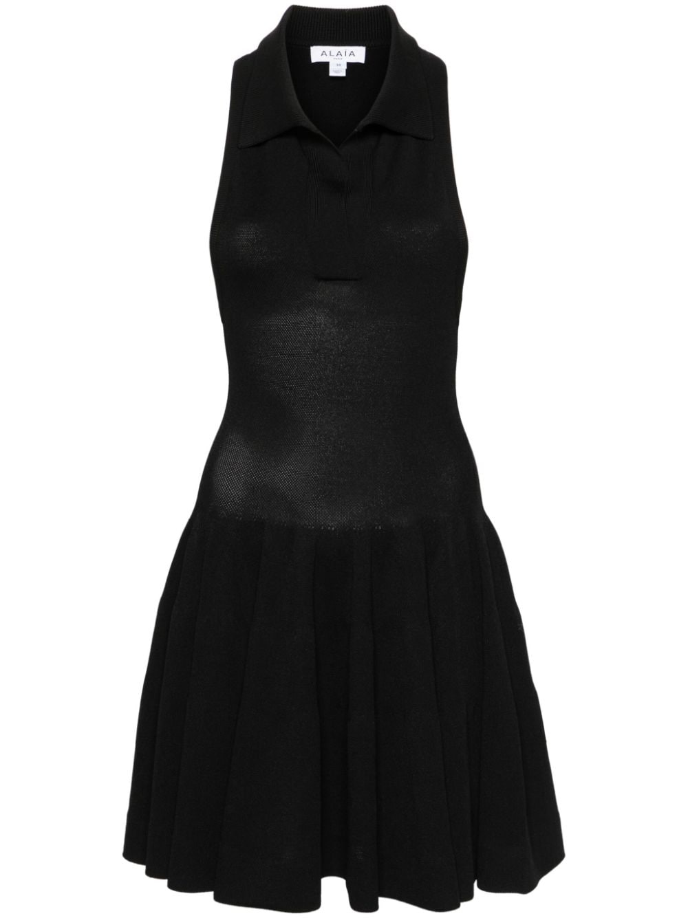 Alaïa ALAÏA- Piquet Knit Polo Dress