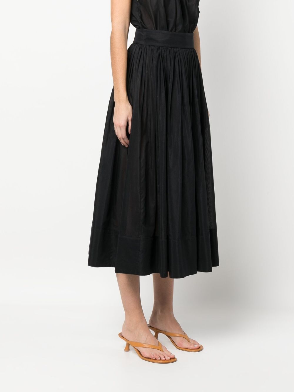 Tory Burch TORY BURCH- Cotton And Silk Blend Midi Skirt