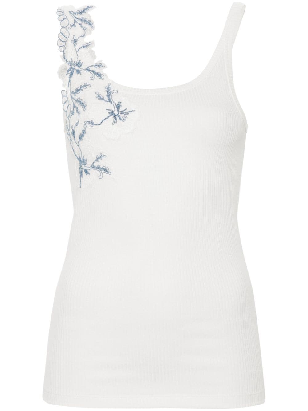 Ermanno ERMANNO- Embroidered Tank Top