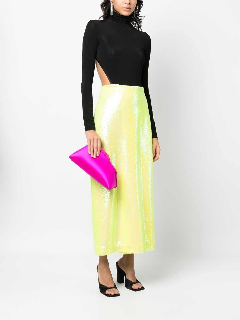 The Attico THE ATTICO- 8.30pm Silk Clutch