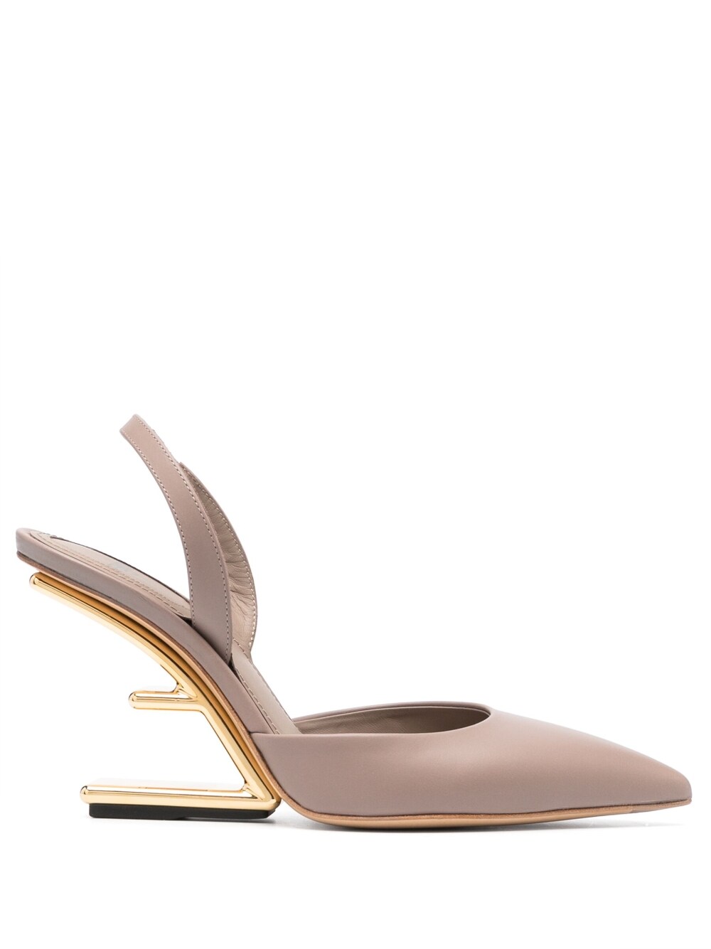 FENDI FENDI- Fendi First Leather Slingback Pumps