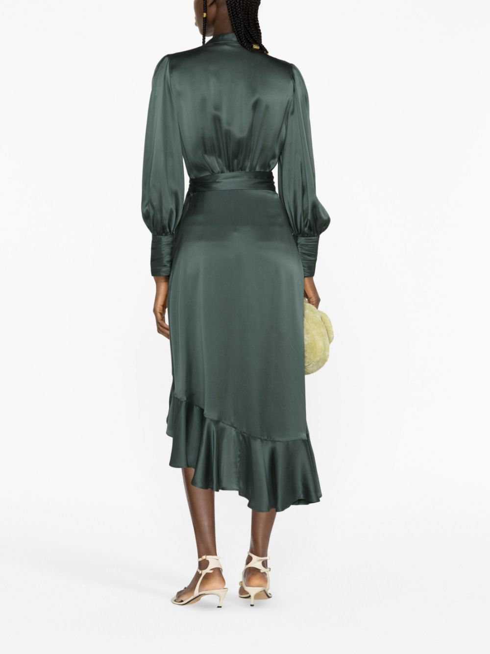 Zimmermann ZIMMERMANN- Silk Wrap Midi Dress