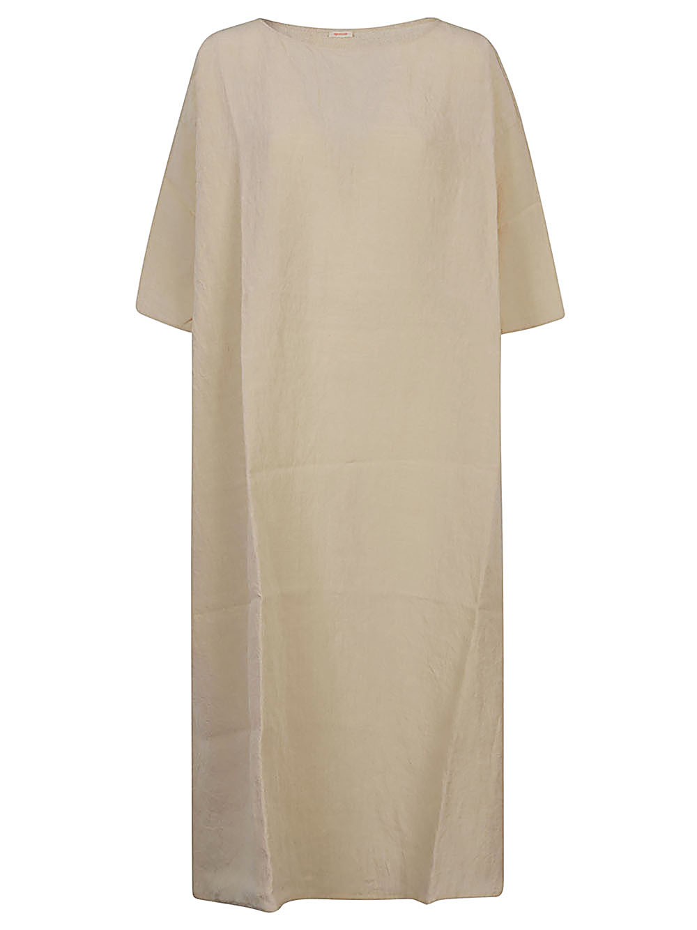 Apuntob APUNTOB- Loose Fit Linen Midi Dress