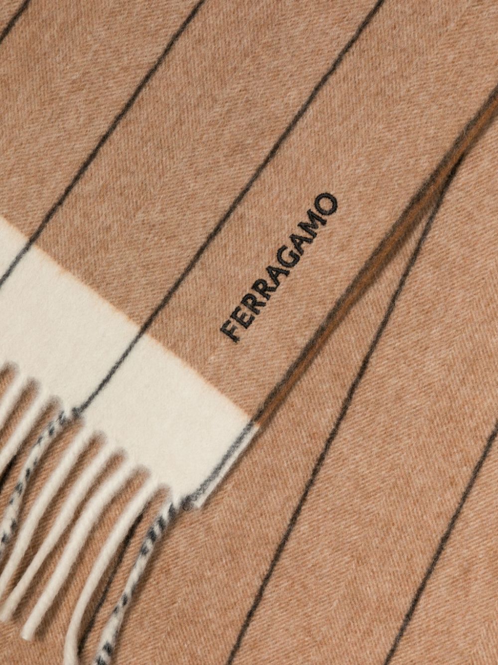 Ferragamo FERRAGAMO- Wool And Cashmere Blend Scarf