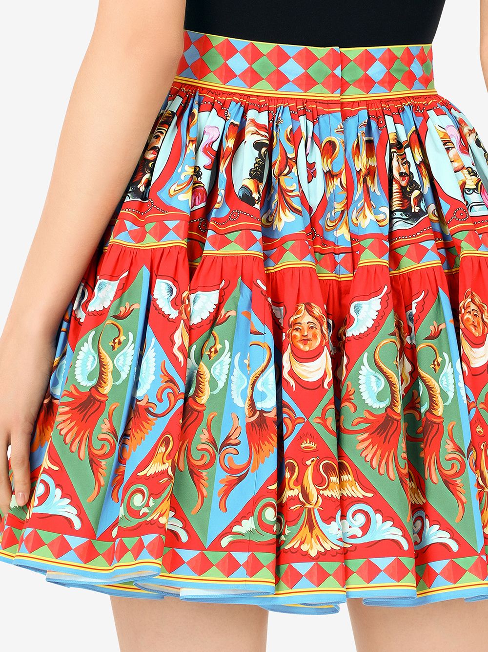 Dolce & Gabbana DOLCE & GABBANA- Carretto Print Skirt