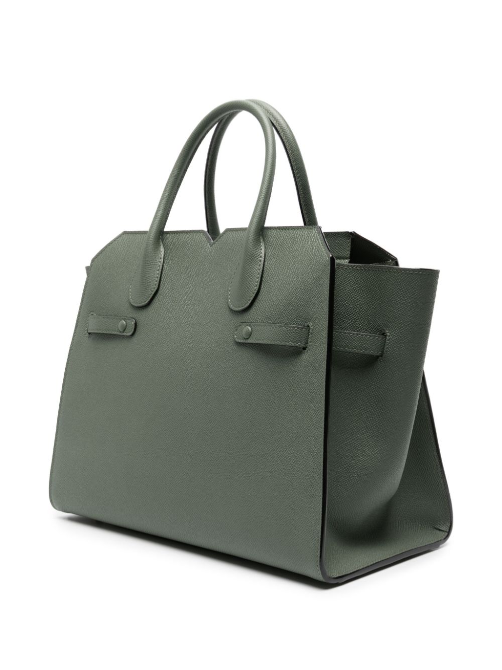 Valextra VALEXTRA- Milano Medium Leather Handbag