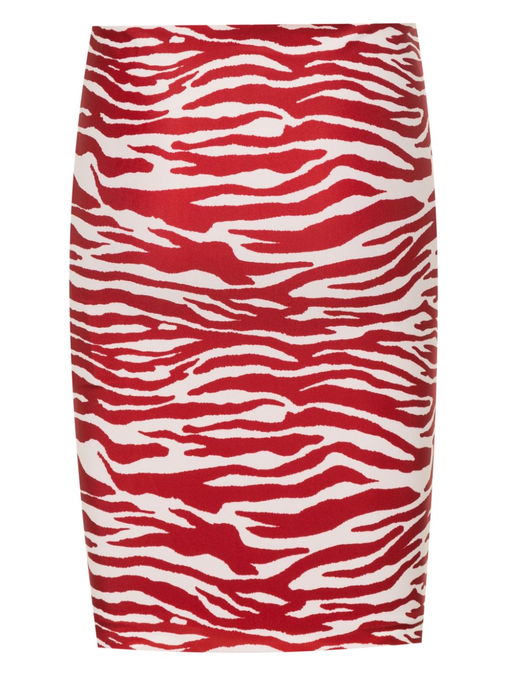 The Attico THE ATTICO- Zebra Print Mini Skirt