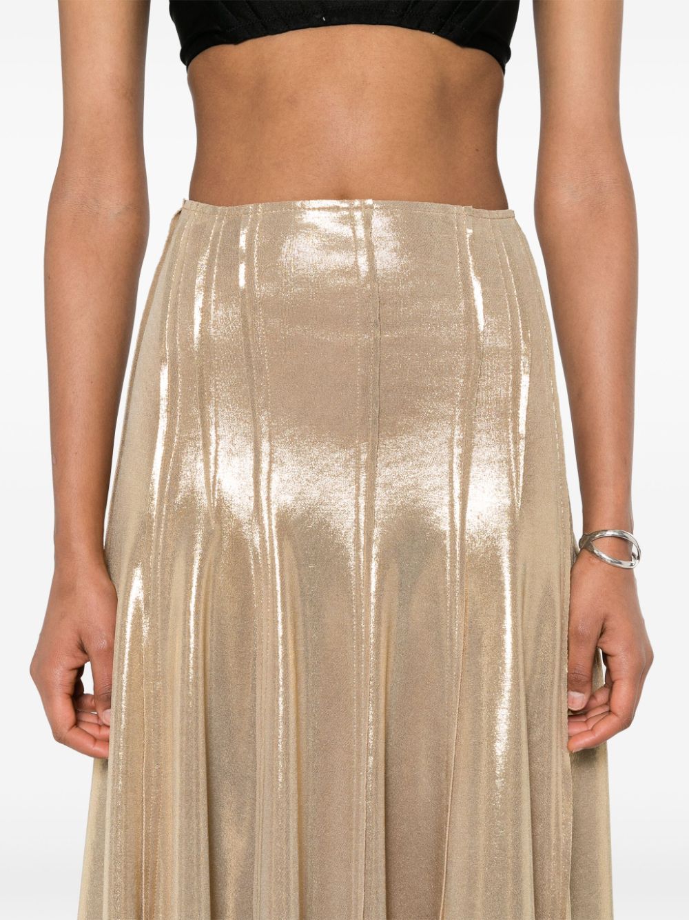 Norma Kamali NORMA KAMALI- High-waisted Maxi Skirt