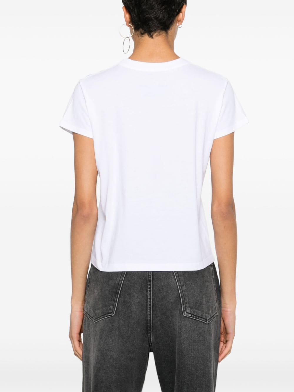 MM6 Maison Margiela MM6 MAISON MARGIELA- Logo Cotton T-shirt