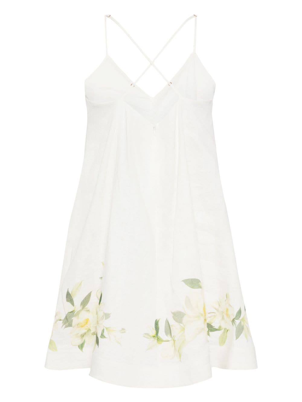 Zimmermann ZIMMERMANN- Floral Print Linen Mini Dress