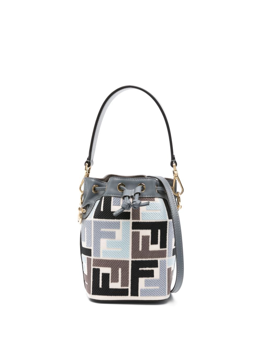 FENDI FENDI- Mon Tresor Mini Leather Bucket Bag