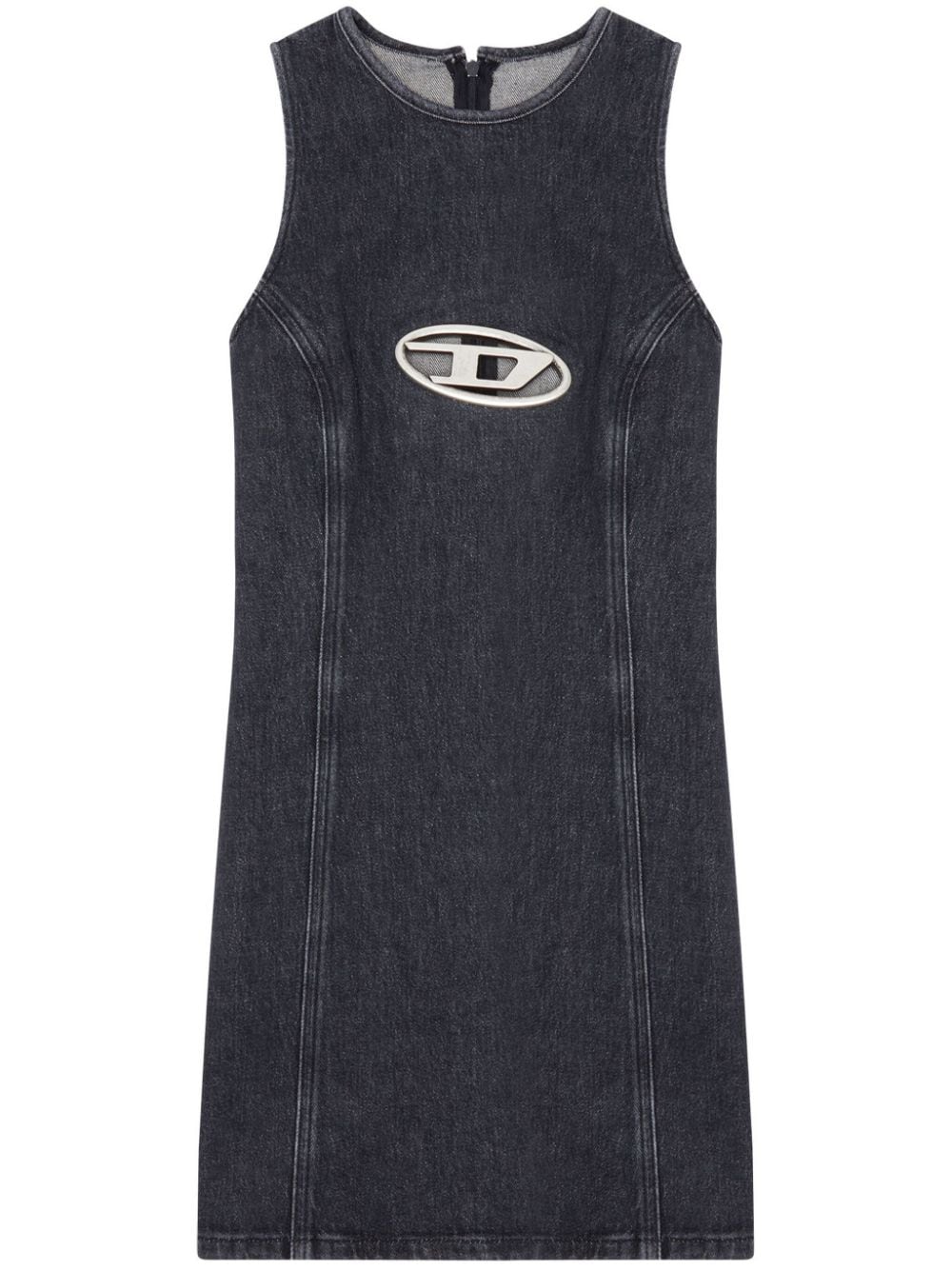 Diesel DIESEL- Cut-out Logo Mini Dress