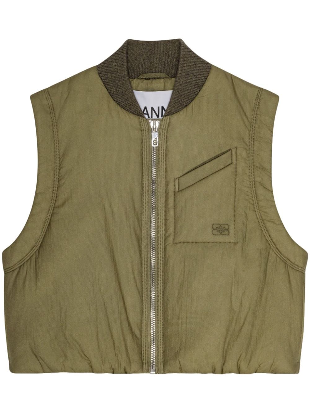 Ganni GANNI- Short Quilted Vest