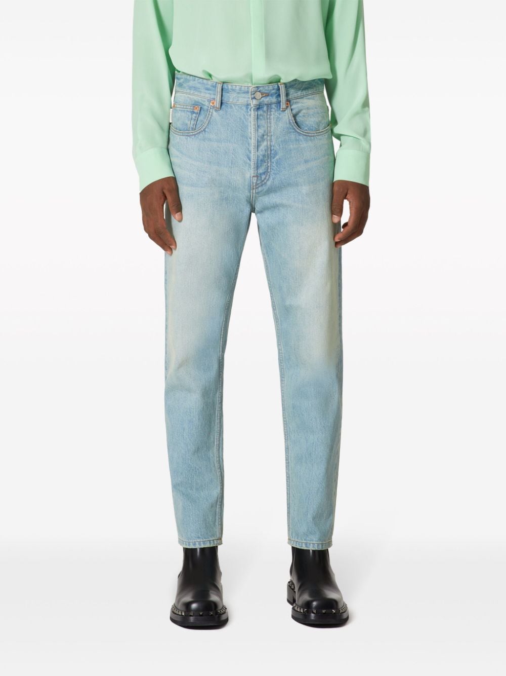 Valentino VALENTINO- Vlogo Denim Jeans