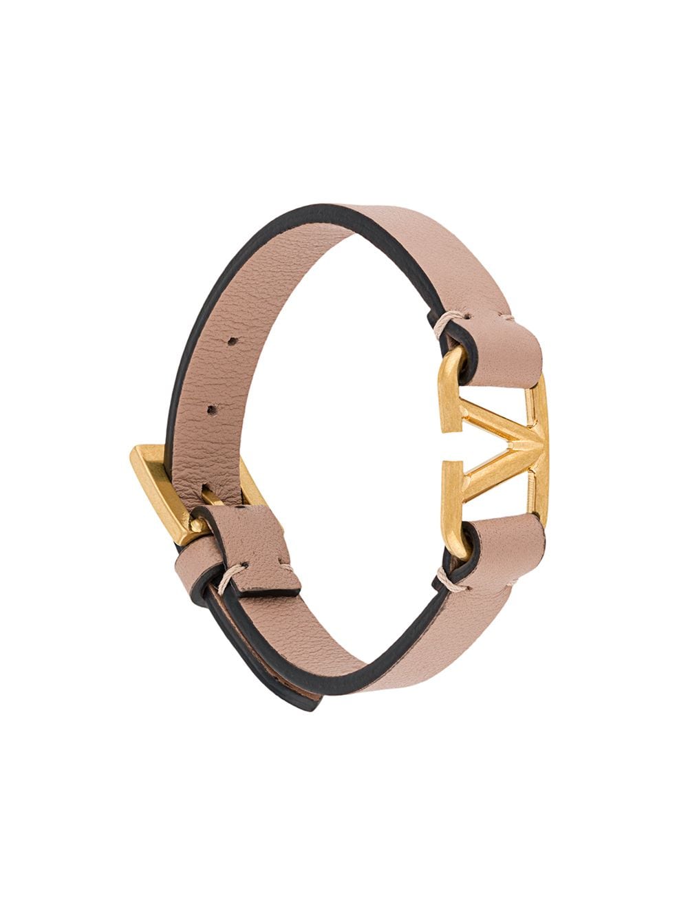 VALENTINO GARAVANI VALENTINO GARAVANI- Vlogo Signature Leather Bracelet