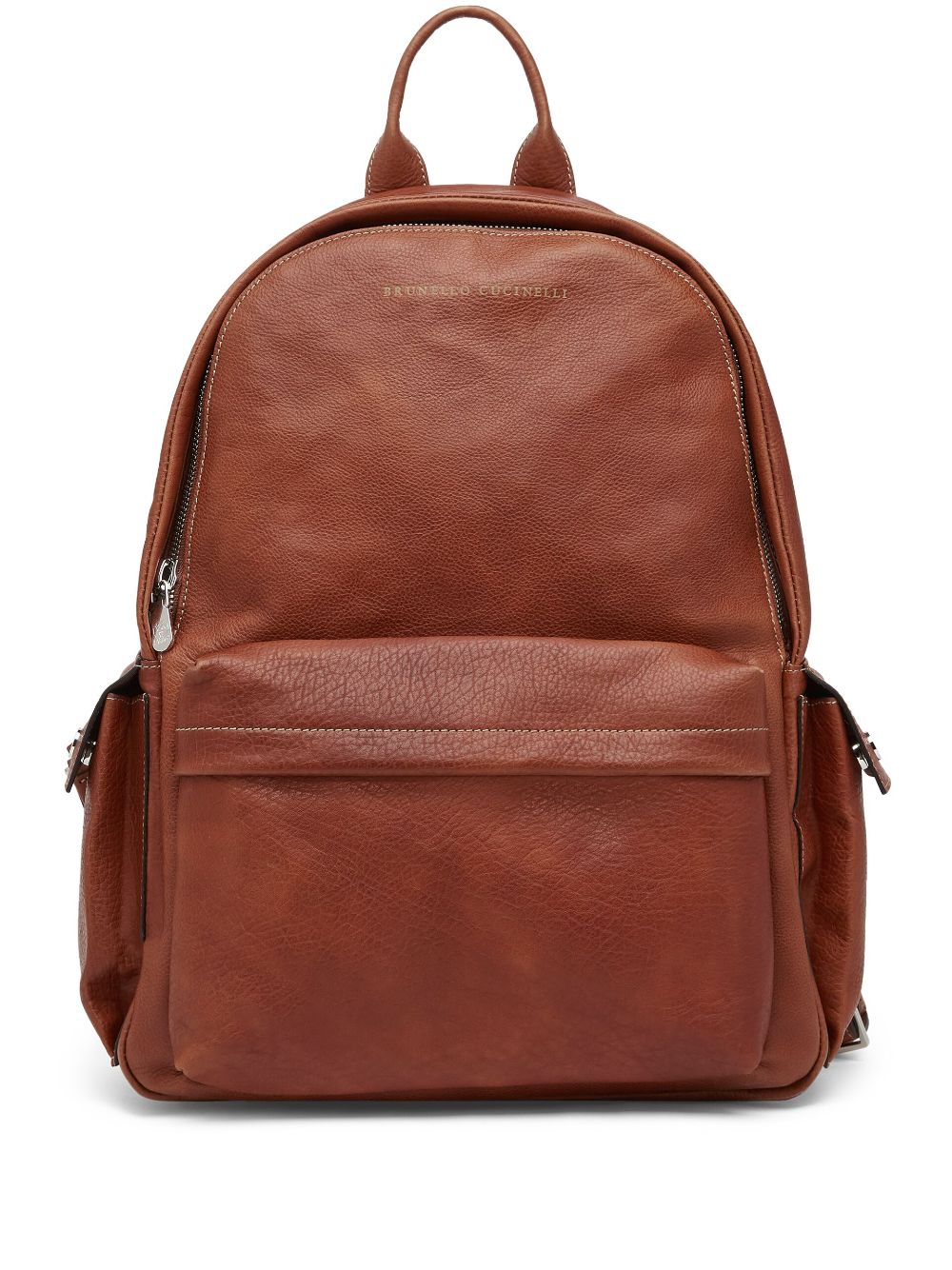 Brunello Cucinelli BRUNELLO CUCINELLI- Leather Backpack