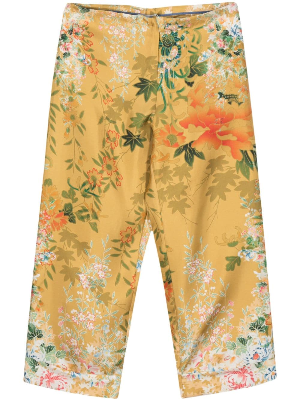 Pierre-Louis Mascia PIERRE-LOUIS MASCIA- Printed Silk Trousers