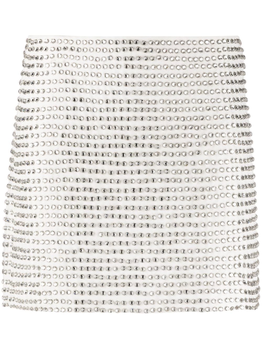  ALICE+OLIVIA- Rhinestone Embellishment Mini Skirt