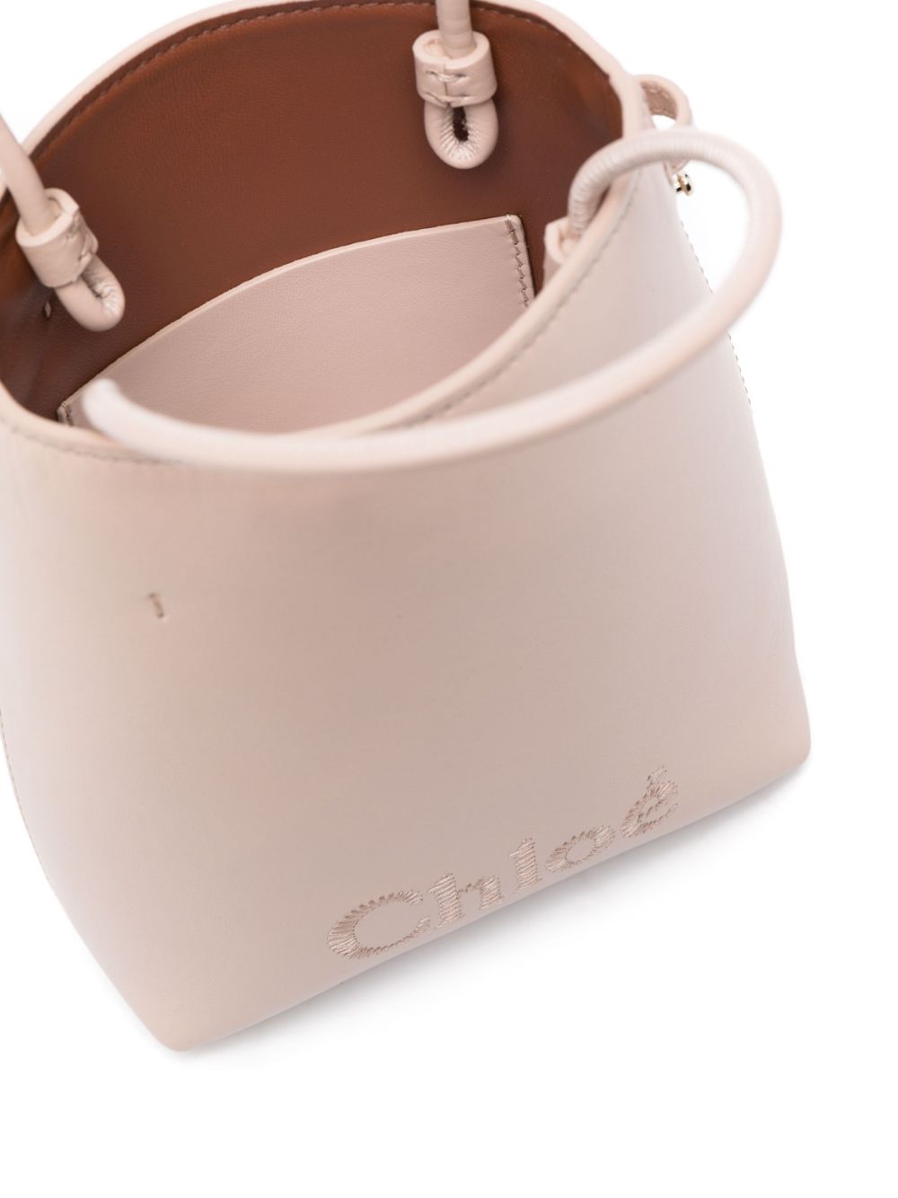 Chloé CHLOÉ- Chloé Sense Micro Leather Bucket Bag