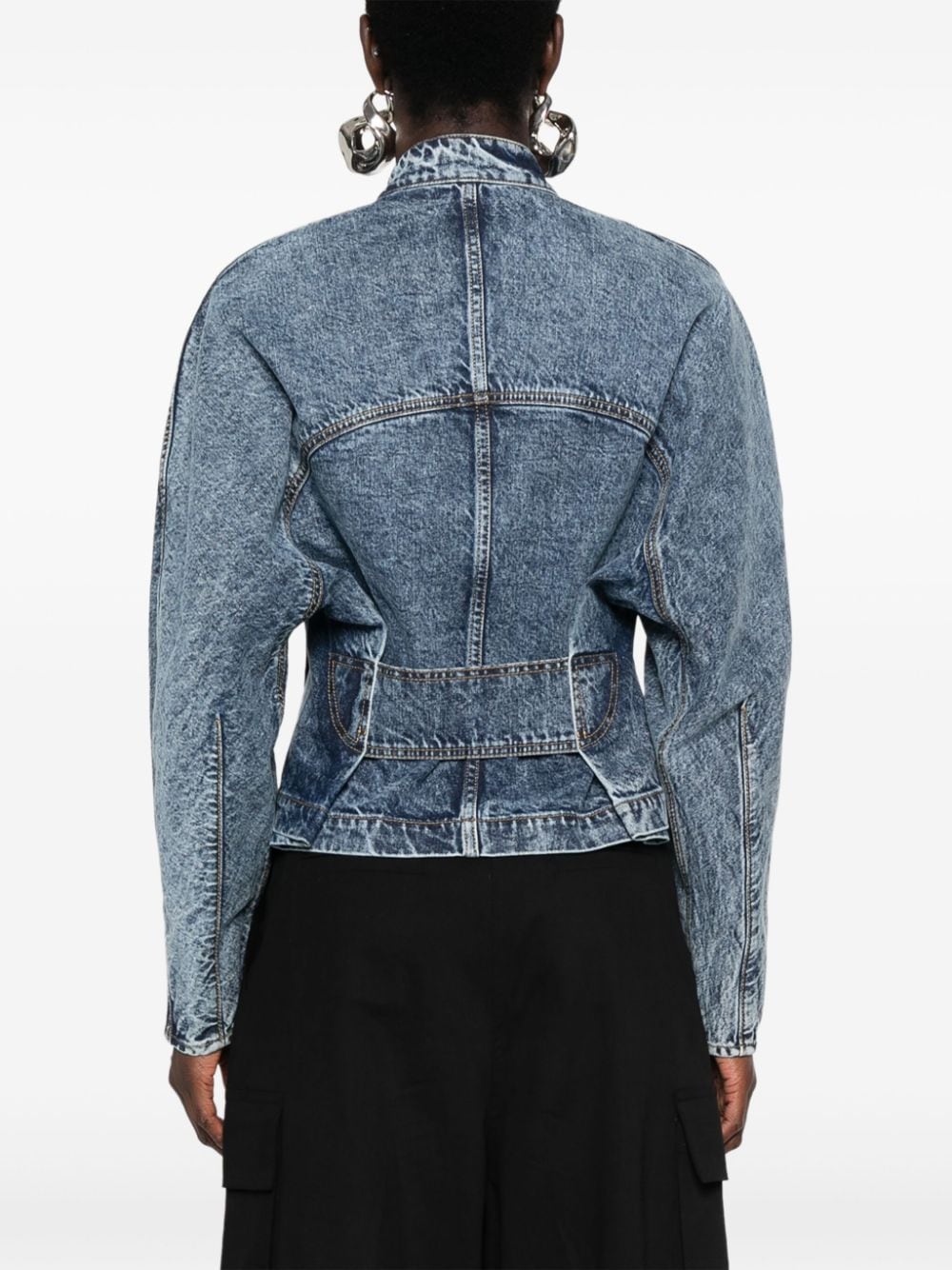 Alaïa ALAÏA- Round Denim Jacket