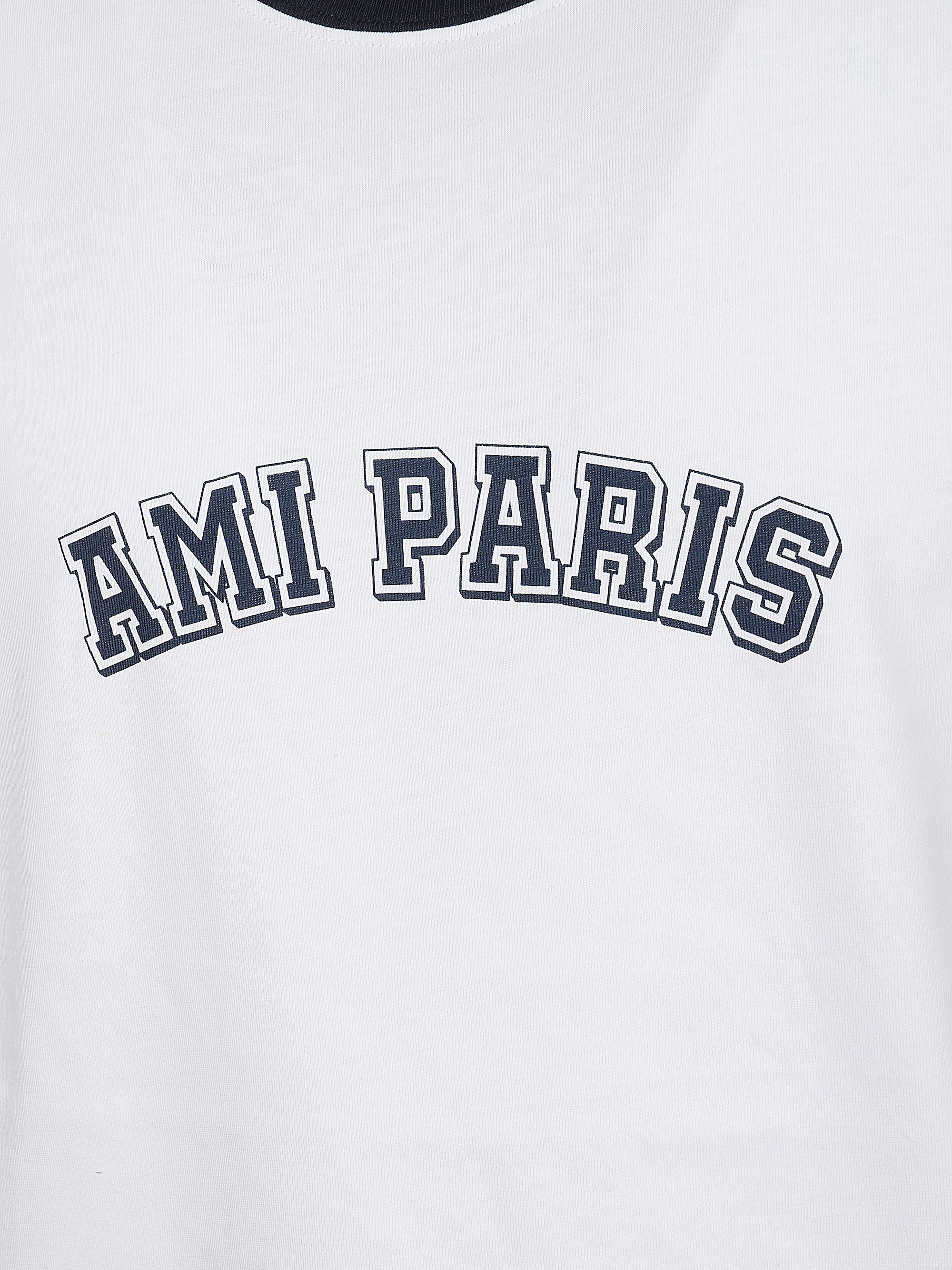 Ami Paris AMI PARIS- Logo Organic Cotton T-shirt