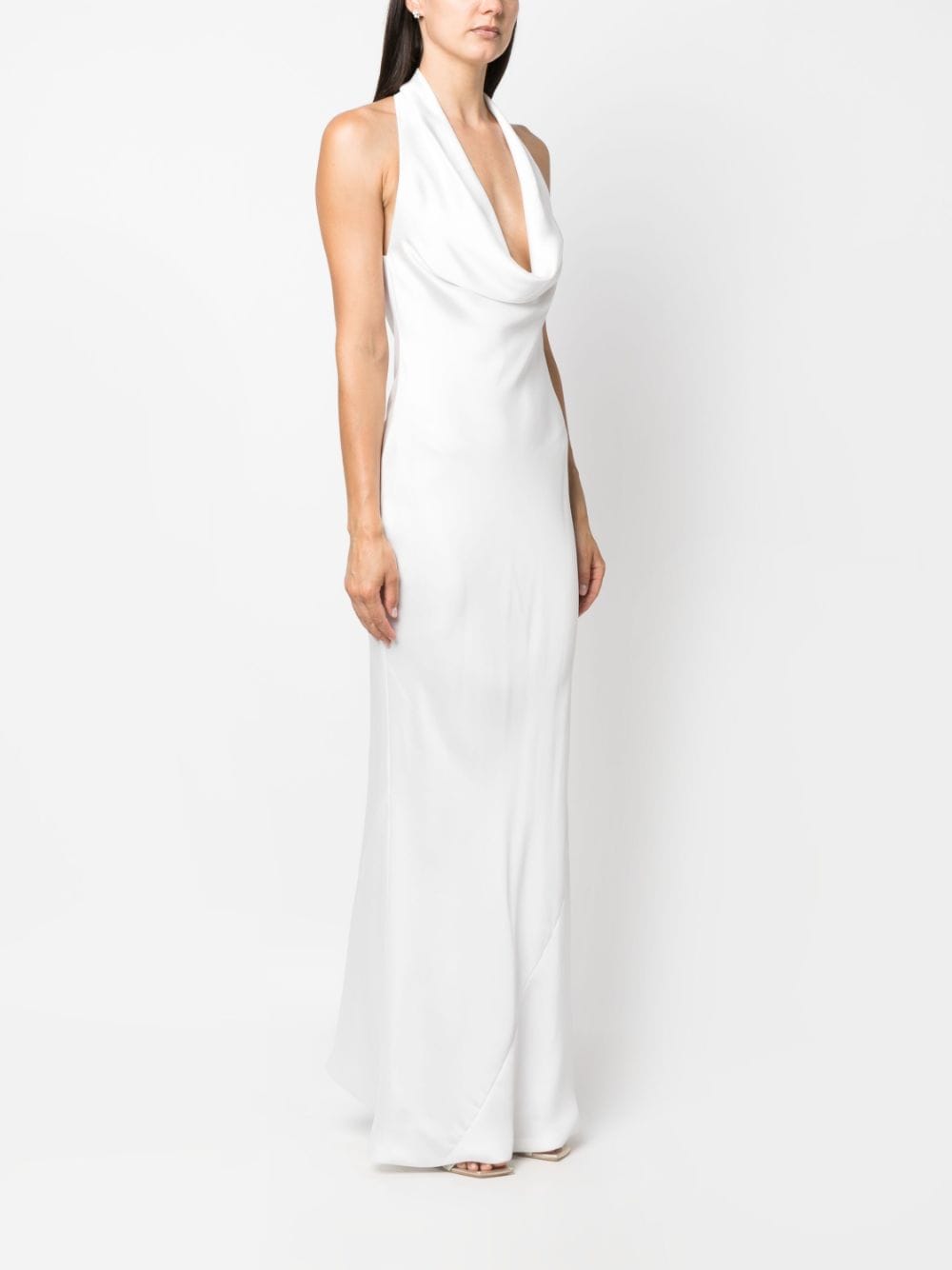 Norma Kamali NORMA KAMALI- Deep Neckline Long Dress