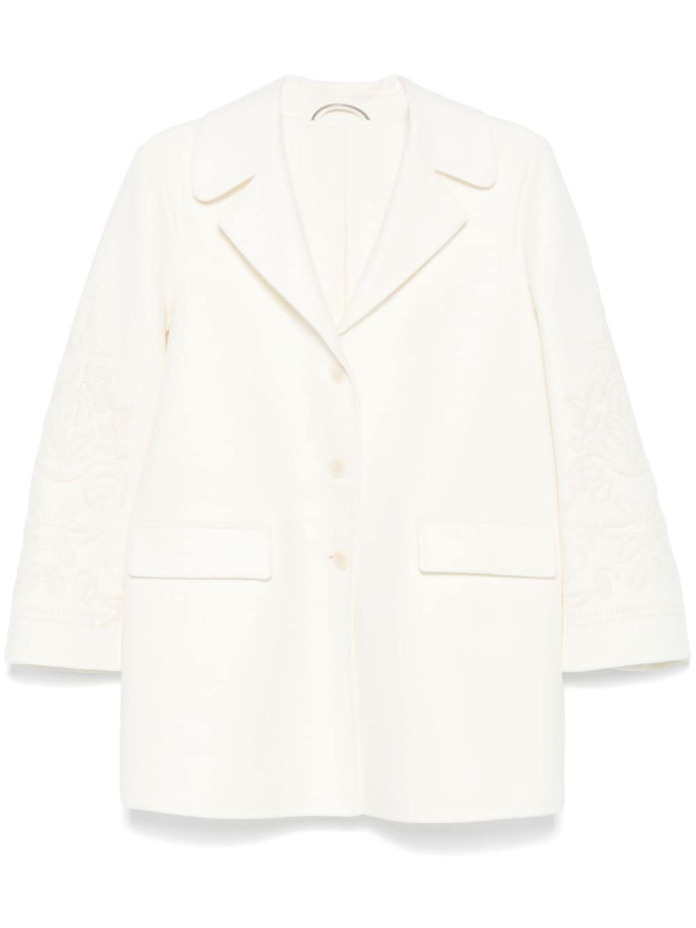 Ermanno Scervino ERMANNO SCERVINO- Wool Single-breasted Coat