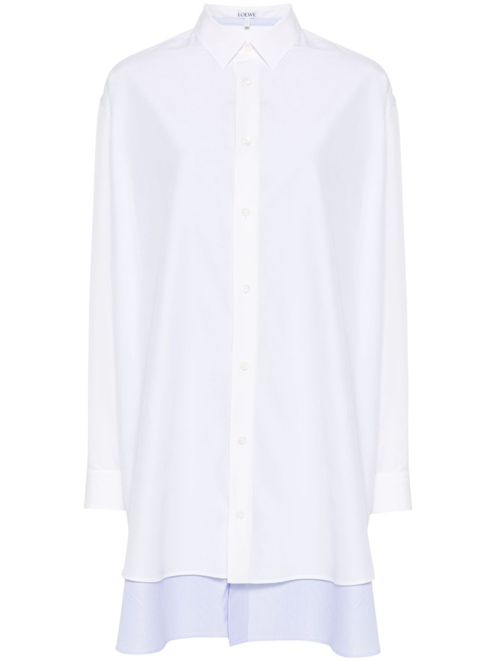 Loewe LOEWE- Cotton And Silk Blend Shirt Dress