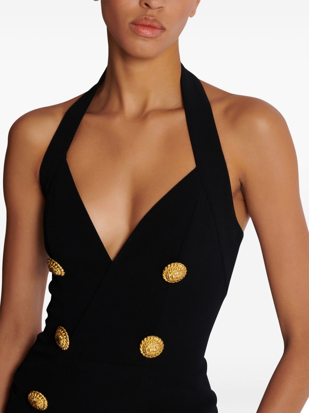 Balmain BALMAIN- Buttoned Long Jumpsuit