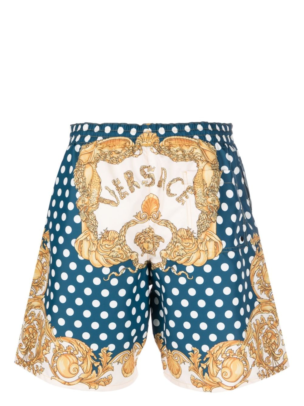 Versace La Vacanza VERSACE LA VACANZA- Barocco-print Swimming Shorts