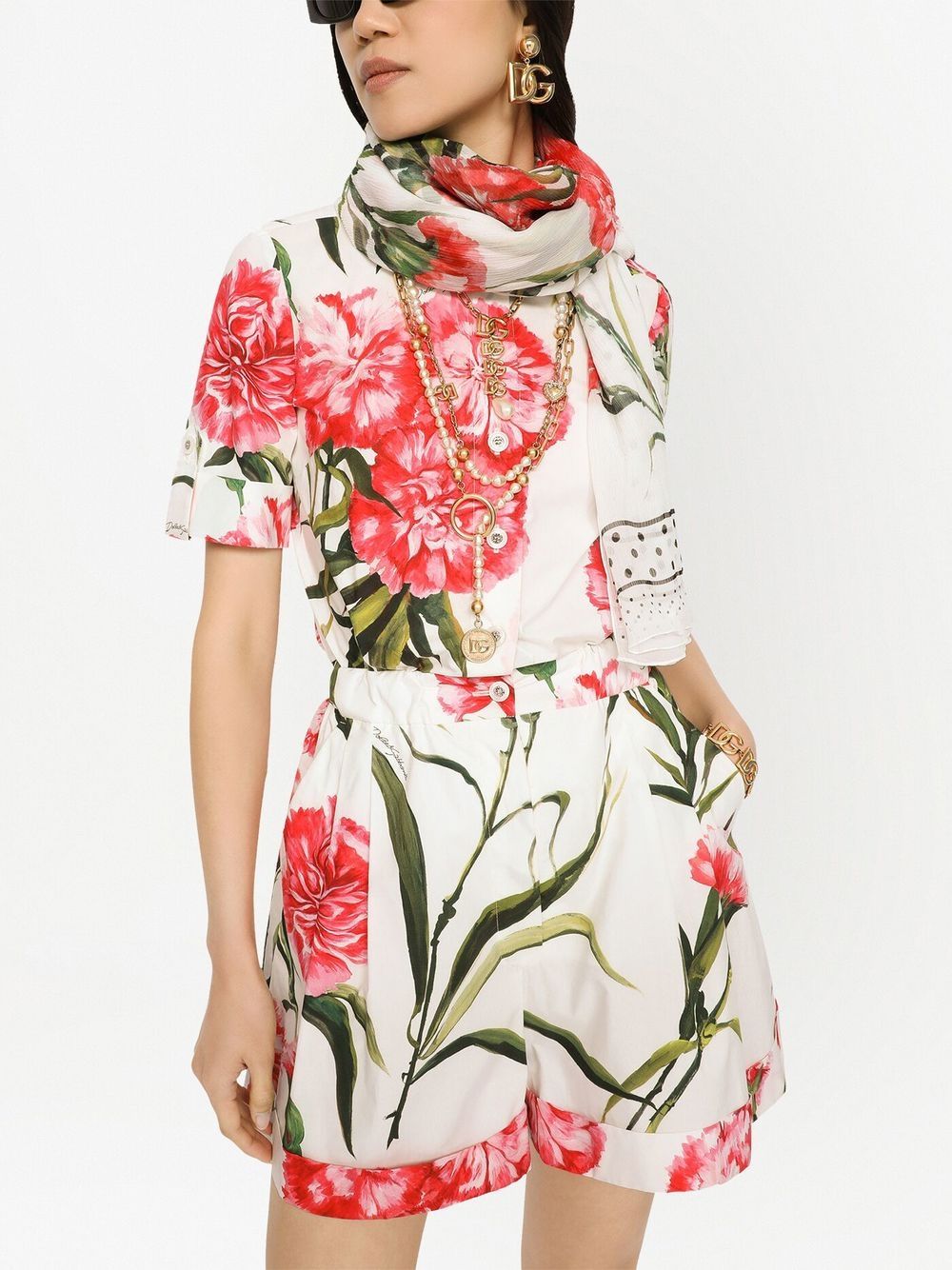 Dolce & Gabbana DOLCE & GABBANA- Printed Silk Foulard