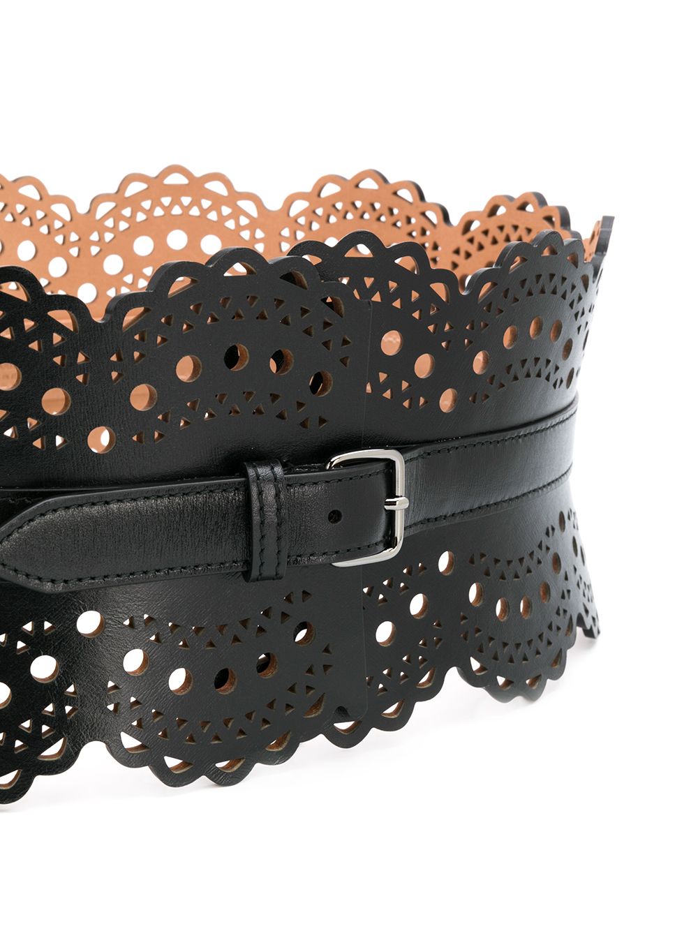 Alaïa ALAÏA- Leather Bustier Belt