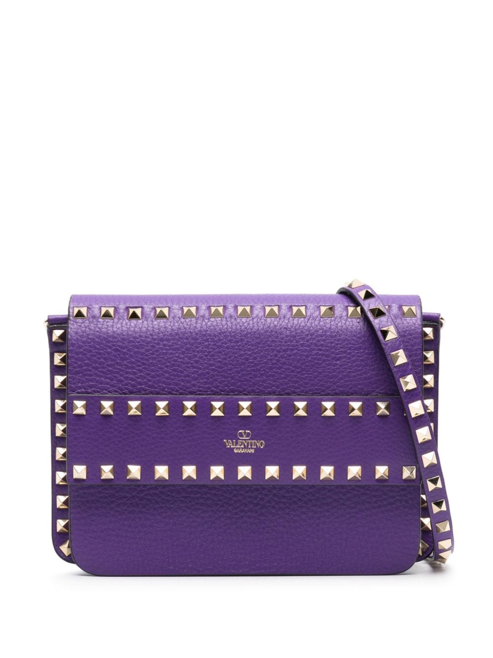 VALENTINO GARAVANI VALENTINO GARAVANI- Rockstud Small Leather Shoulder Bag