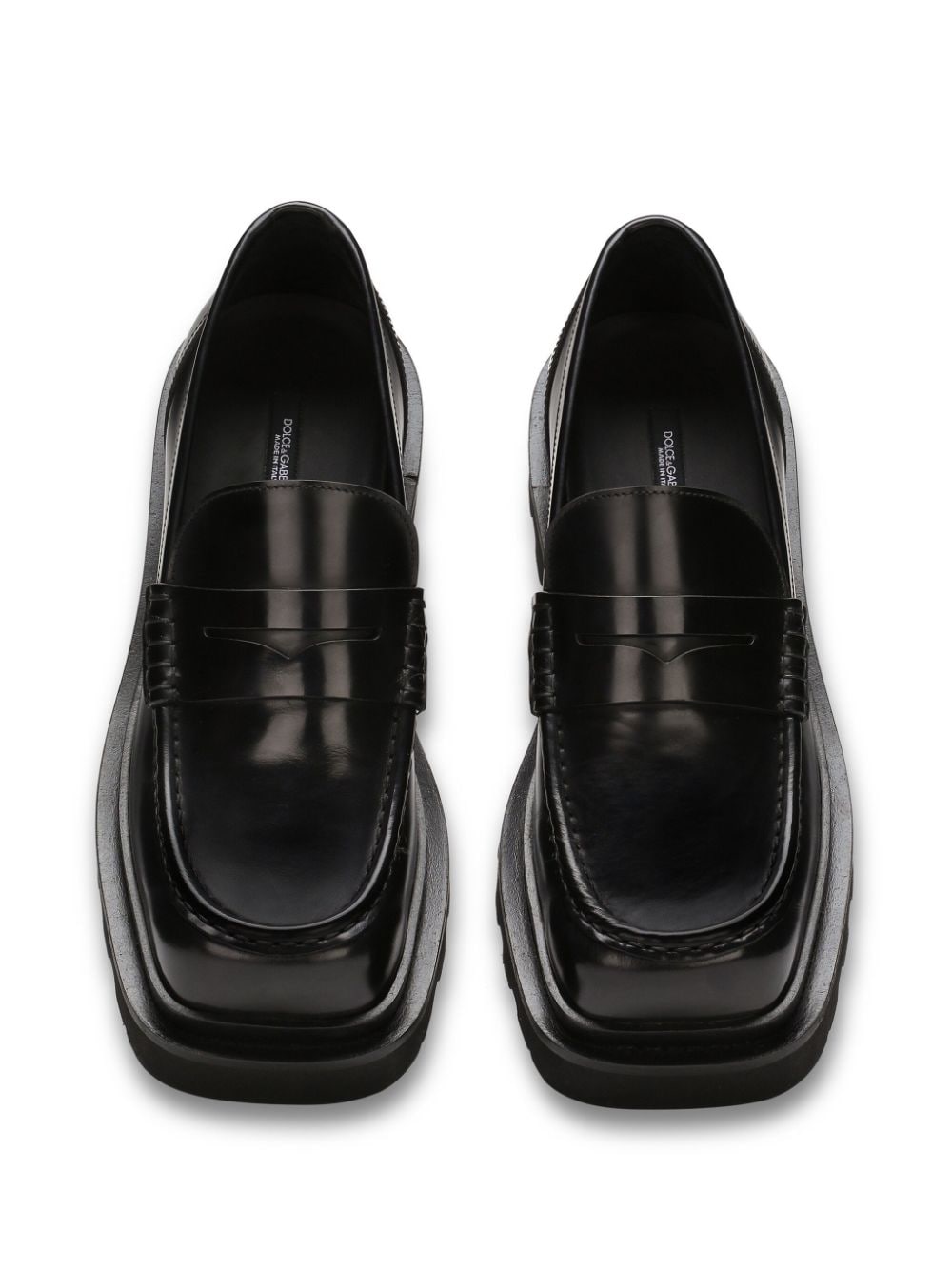 Dolce & Gabbana DOLCE & GABBANA- Moccasin In Shiny Leather