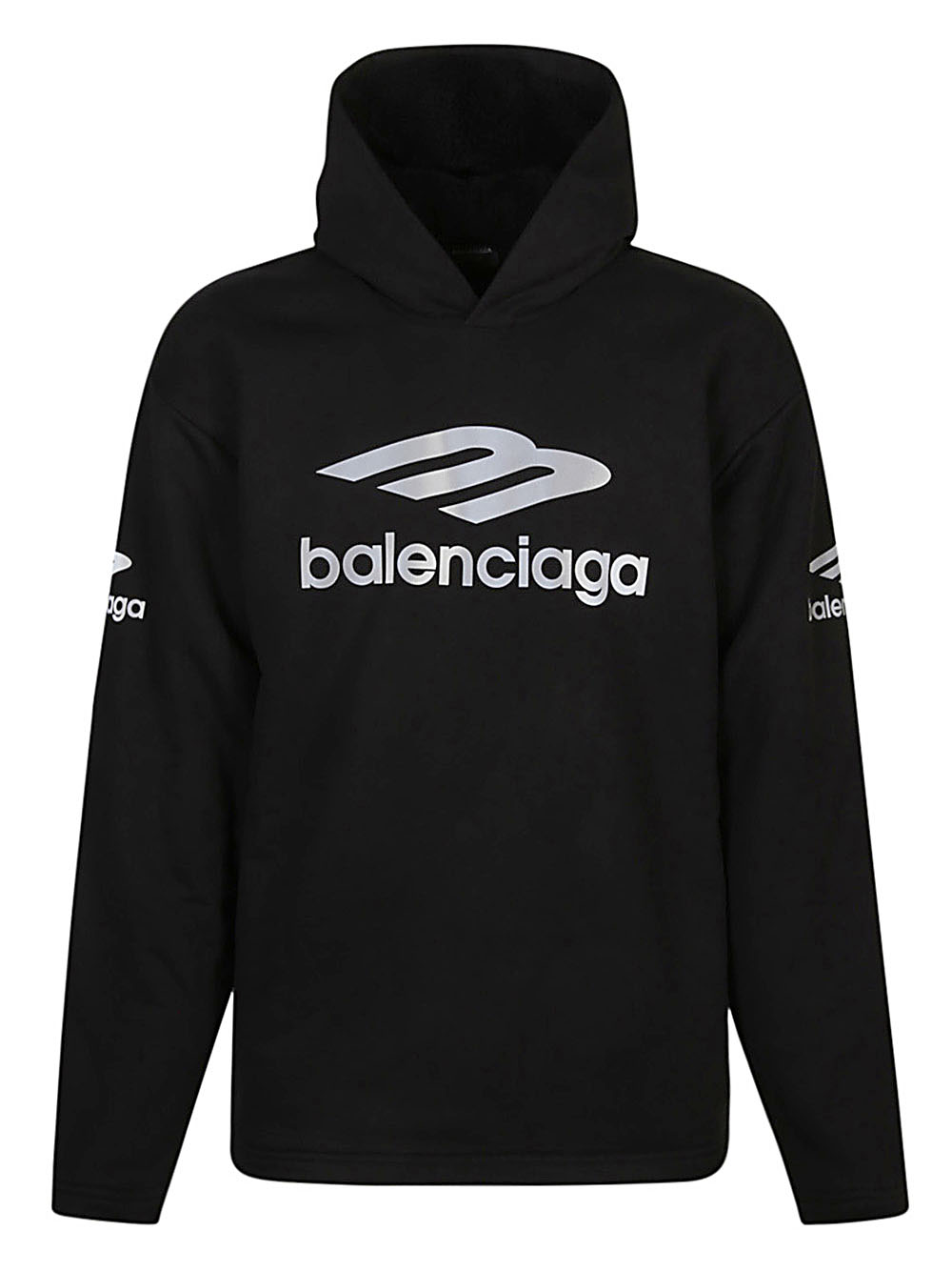 Balenciaga BALENCIAGA- 3b Sports Icon Water Repellent Cotton Hoodie