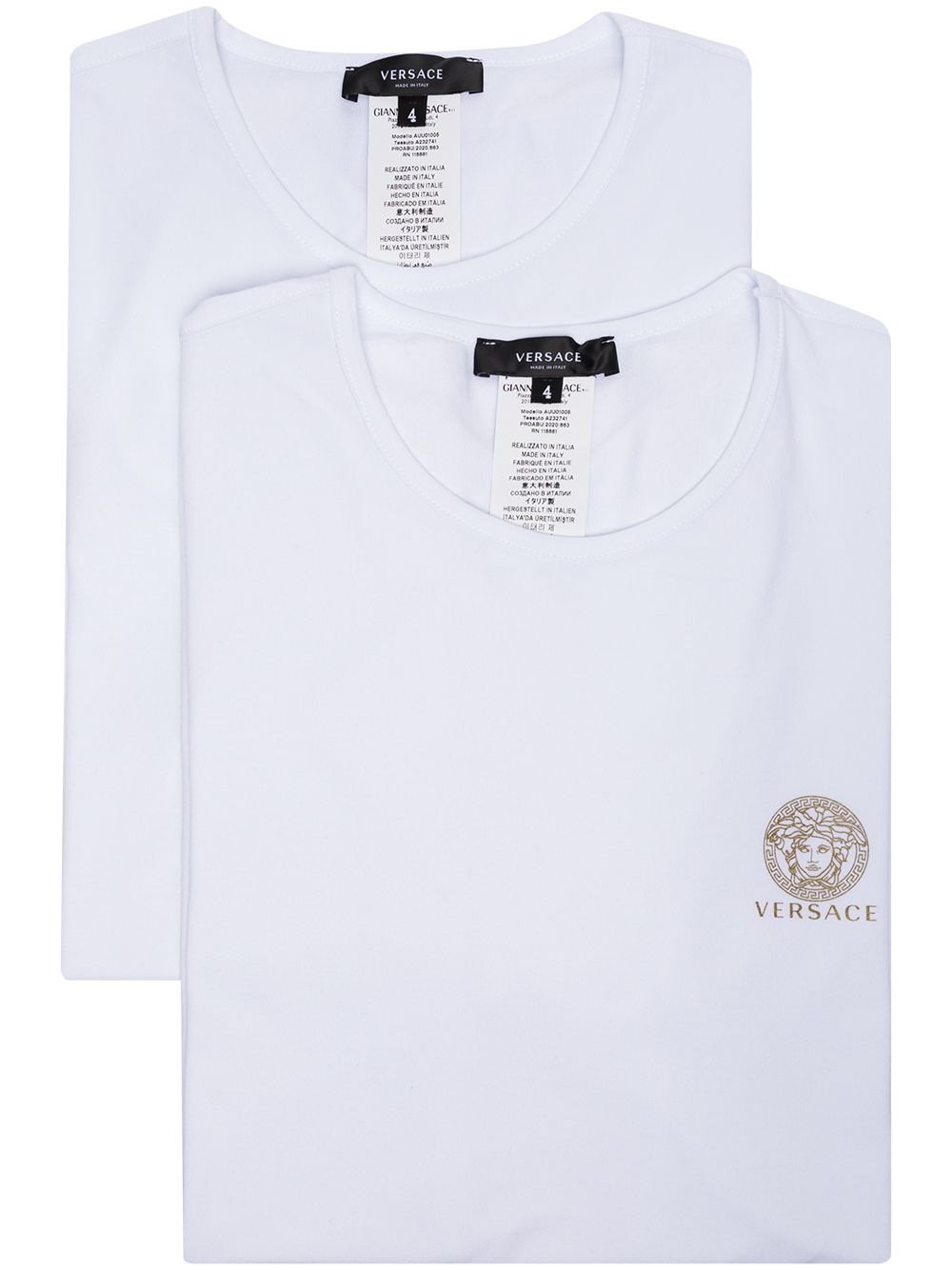 Versace VERSACE- 2 T-shirt Set With Medusa Logo