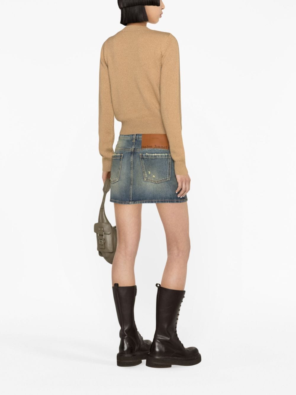 PALM ANGELS PALM ANGELS- Denim Mini Skirt