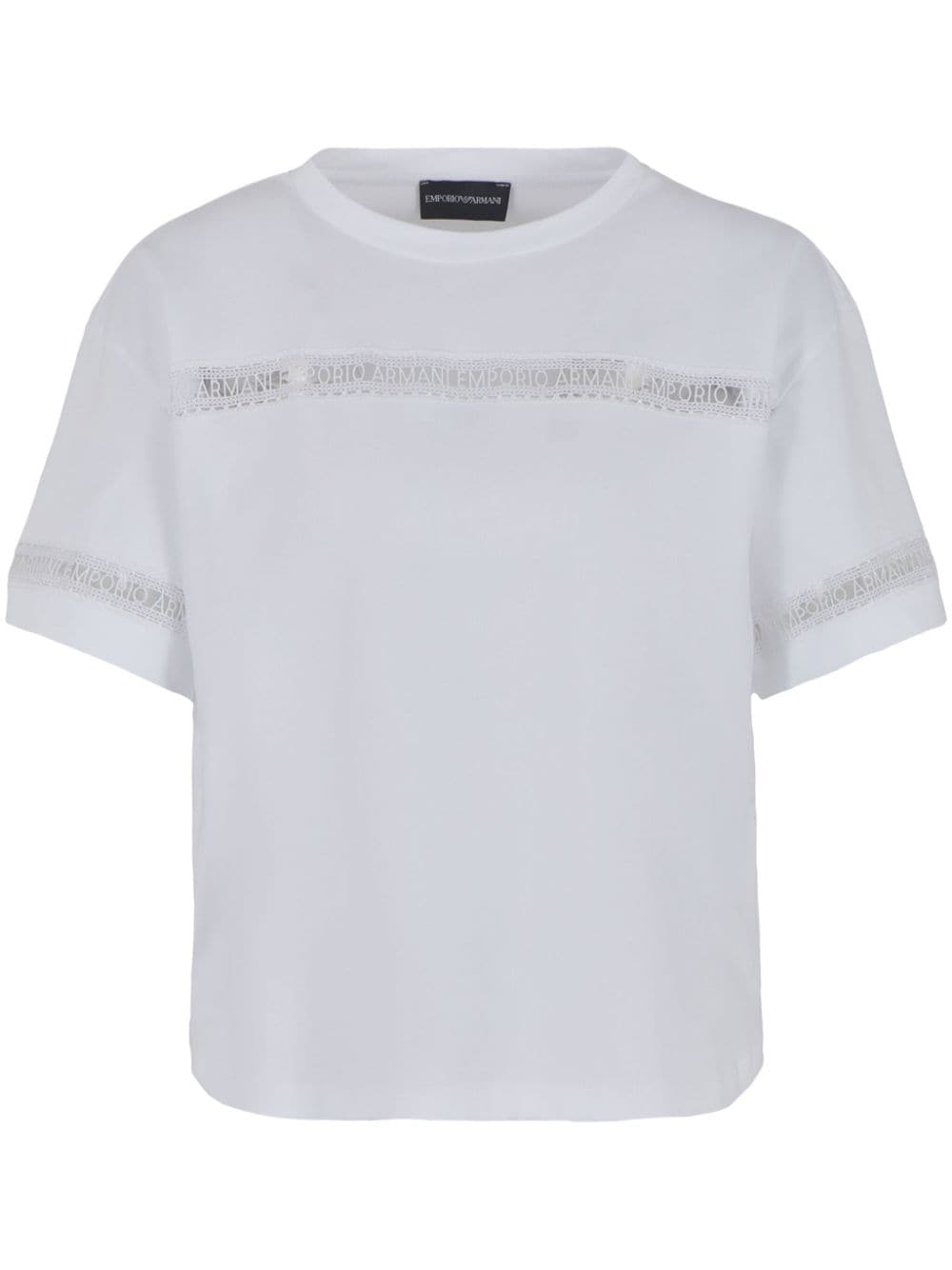 Emporio Armani EMPORIO ARMANI- Logo Cotton T-shirt