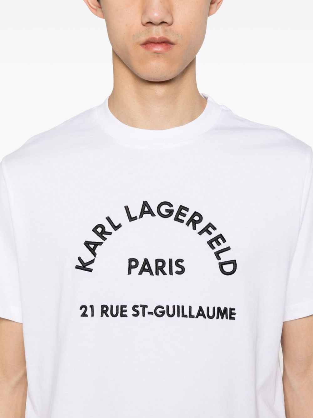 Karl Lagerfeld KARL LAGERFELD- T-shirt With Lettering