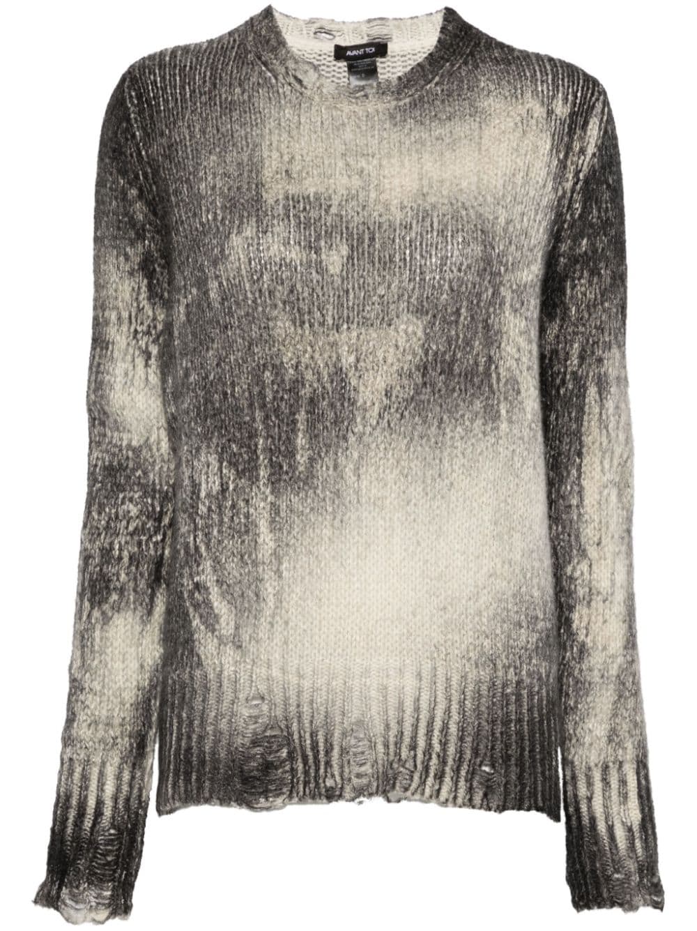 Avant Toi AVANT TOI- Marble Effect Cashmere Sweater