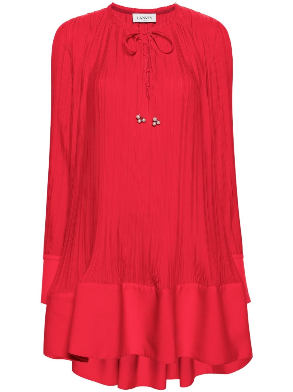 Lanvin LANVIN- Pleated Mini Dress