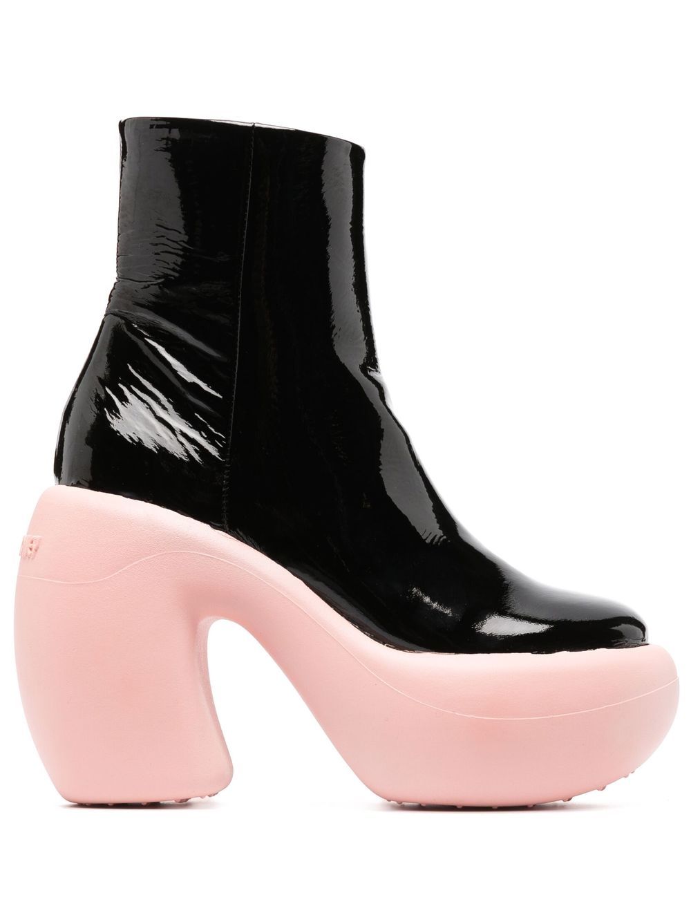 Haus Of Honey HAUS OF HONEY- Leather Platform Ankle Boots