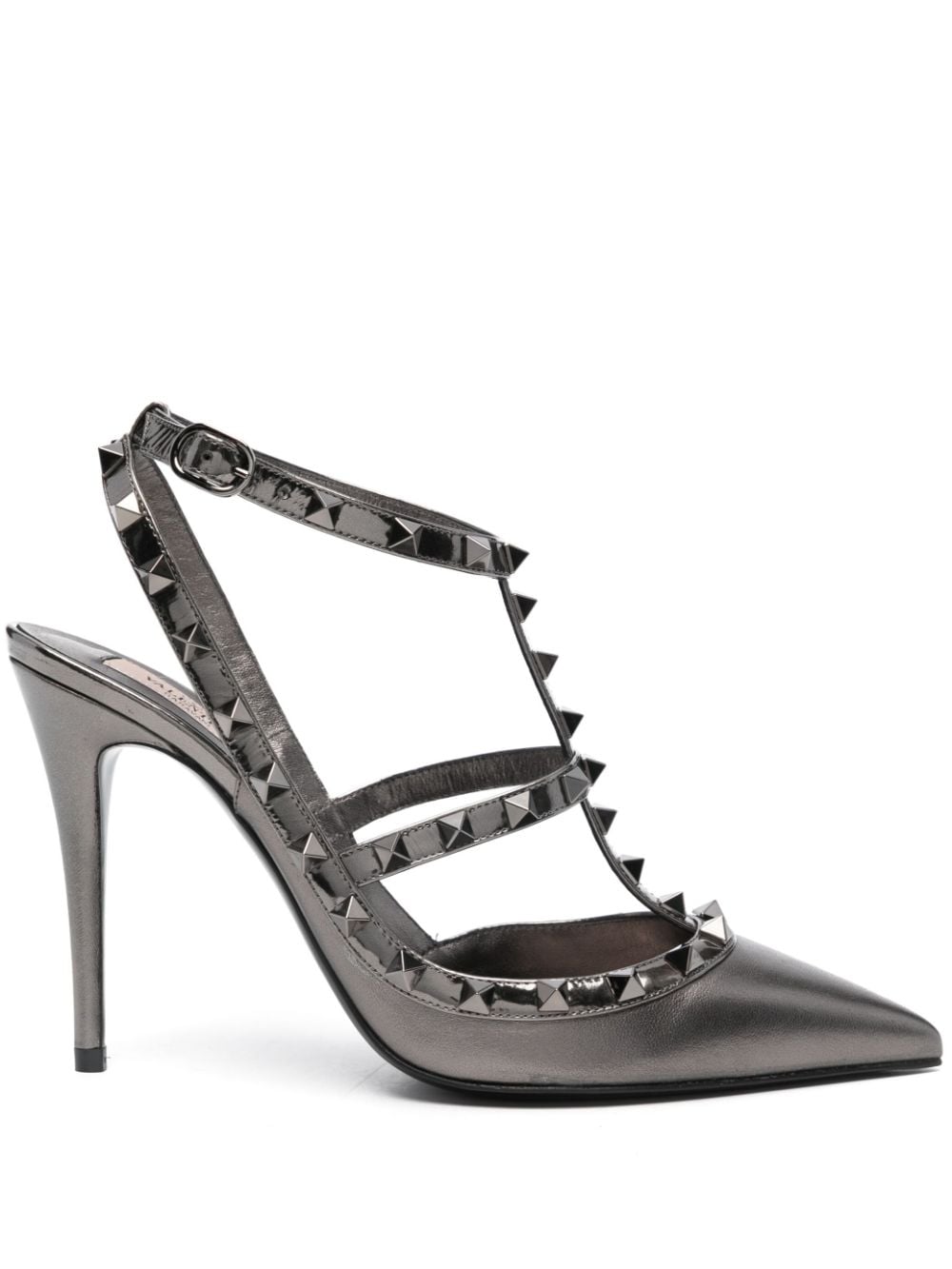 VALENTINO GARAVANI VALENTINO GARAVANI- Rockstud Laminated Leather Pumps