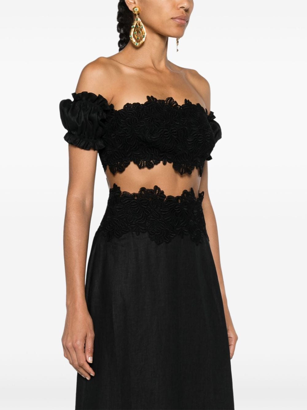 Ermanno Scervino ERMANNO SCERVINO- Lace Bandeau Top