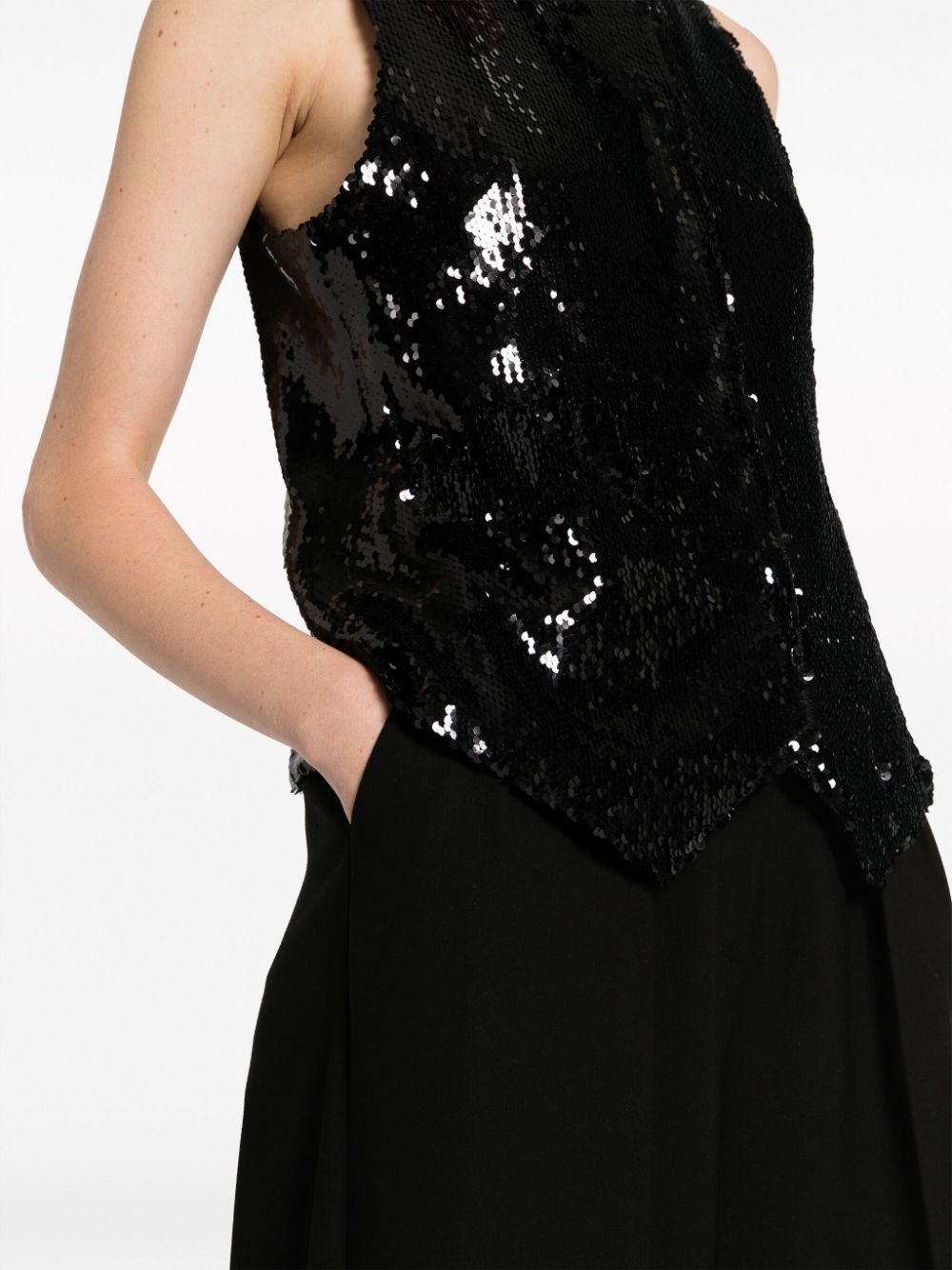 Emporio Armani EMPORIO ARMANI- Sequinned Vest