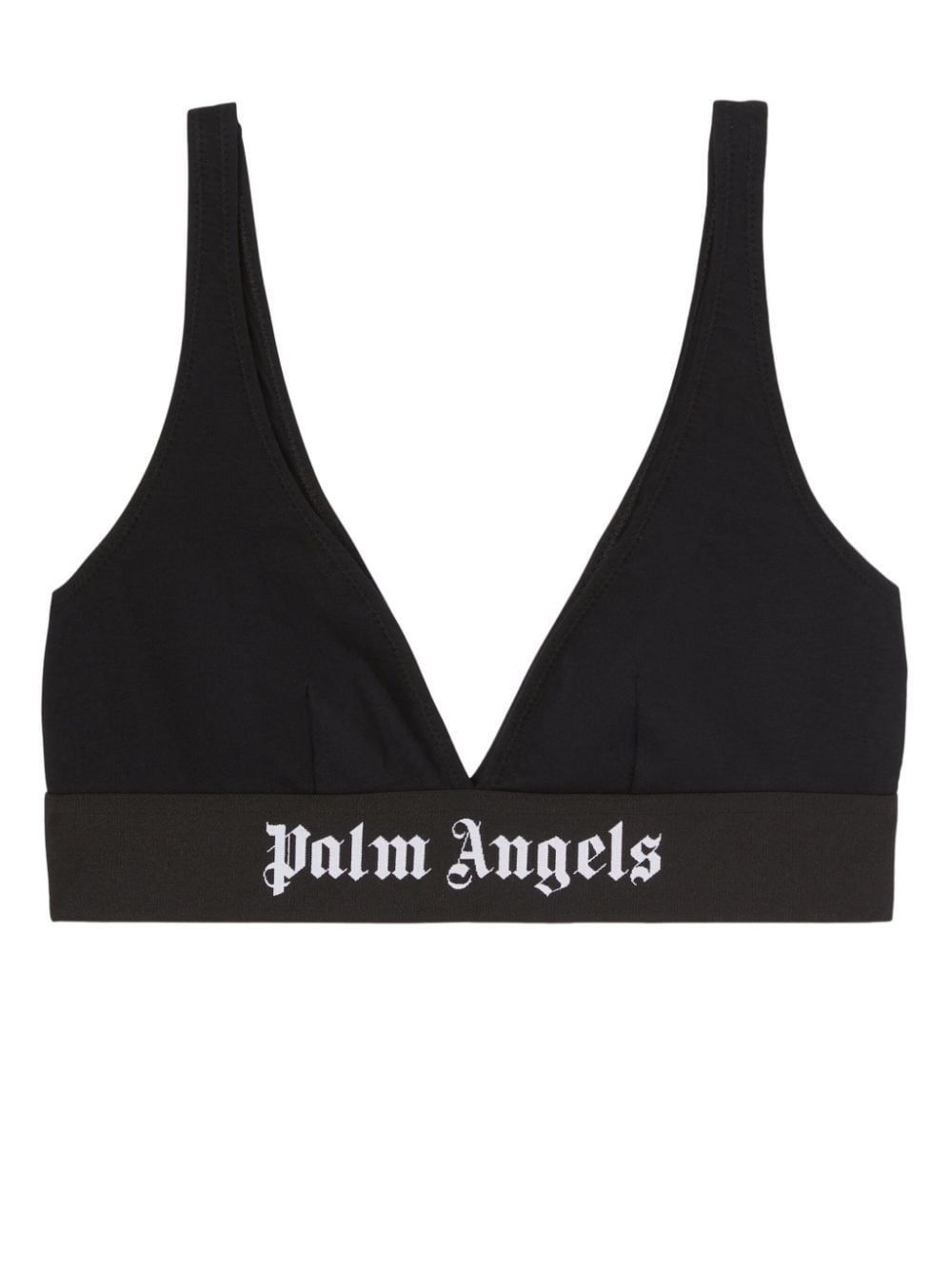 PALM ANGELS PALM ANGELS- Logo Cotton Triangle Bra