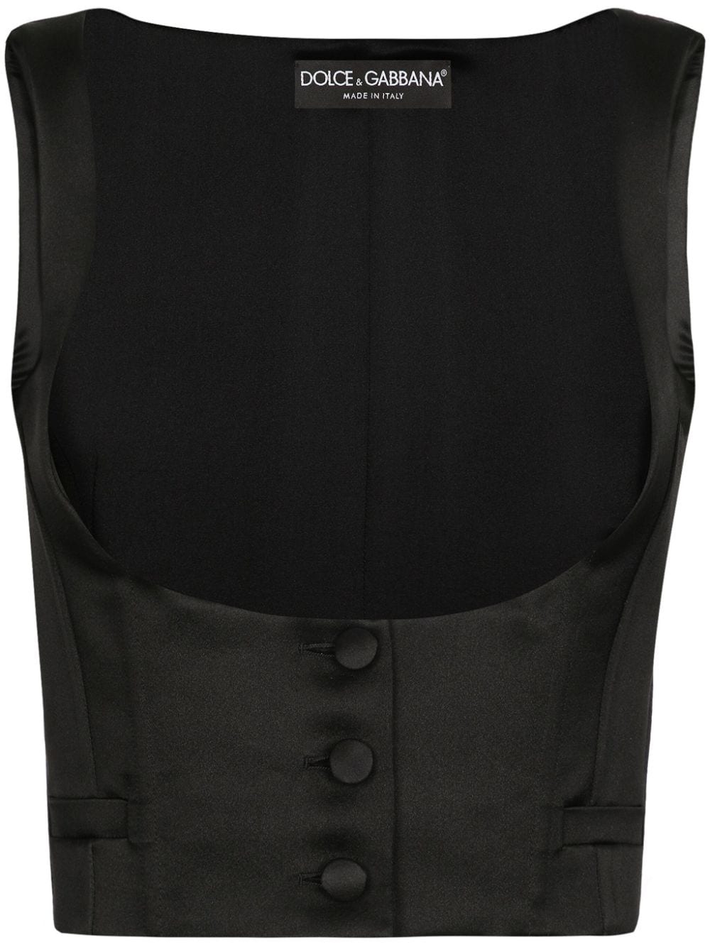 Dolce & Gabbana DOLCE & GABBANA- Silk Tuxedo Vest