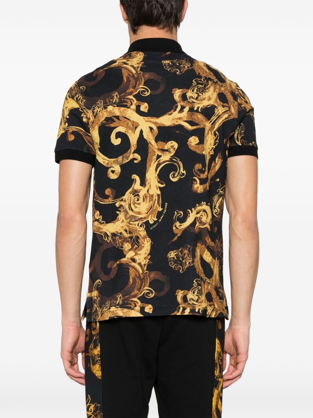 Versace Jeans Couture VERSACE JEANS COUTURE- Cotton Polo Shirt With Logo